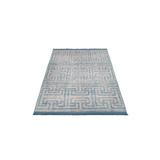 Blue 2'8" x 6'7" Area Rug - 17 Stories Juris Cotton Indoor/Outdoor Area Rug 79.0 x 32.0 x 0.4 in Metal | Wayfair C7D9F8CEEAE749C499F5114BE5CD9F1C