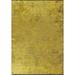 Yellow 99 x 79 x 0.4 in Area Rug - Orren Ellis Ambar Cotton Indoor/Outdoor Area Rug Cotton | 99 H x 79 W x 0.4 D in | Wayfair