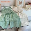 Bear Leader-Ensemble deux pièces pour enfants vêtements pour filles mode nouvelle vague pois