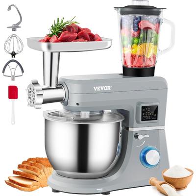 5 IN 1 Stand Mixer 7.4 Qt Tilt-Head Electric Mixer with 6 Speeds