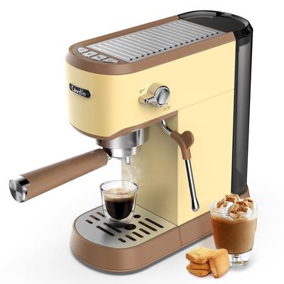 Professional Espresso Maker with Milk Frother Steam Wand