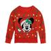 Disney - Minnie Mouse - Holiday Happiness - Toddler Girls - Baby & Toddler Funny Ugly Christmas Sweater - Holiday Gift Ideas