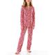 Schiesser Mädchen Schlafanzug durchgeknöpft Bio Baumwolle-Gr. 140 bis 176 Pyjamaset, pink