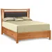 Copeland Furniture Monterey Storage Bed with Upholstered Panel - 1-MON-25-23-STOR-Wooly White