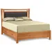 Copeland Furniture Monterey Storage Bed with Upholstered Panel - 1-MON-21-03-STOR-Wooly White