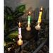 Halloween Candle Pathway Lights Outdoor Solar Pre-lit Jack-O-Lanterns Pathway Markers Stake Waterproof for Path Yard Lawn Garden Landscape Halloween Party