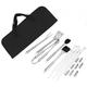 HElectQRIN Stainless Steel Barbecue Tools Grill Tool 21Pcs/Set BBQ Outdoor Stainless Steel Barbecue Grill Tools Utensils Kit Kitchen Accessories