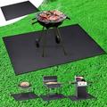 Rdeuod Heat Grill Mats For Outdoor Grill To Your Prep Table And Outdoor Grill Table - Fire Proof & Water Proof & Oil Proof BBQ Mat - Large Barbecue Tools