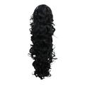 Sehao Long Clip-in Curly Claw Jaw Ponytail Clip In Hair Extensions Wavy Hairpiece