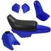 SHZAITOR Motorcycle Complete Fairing Plastic Kit w/Seat Front Fender Rear Fender Gas Tank Body Assembly Replacement for Yamaha PW50 PY50 PW 50 PY 50 All Years Blue