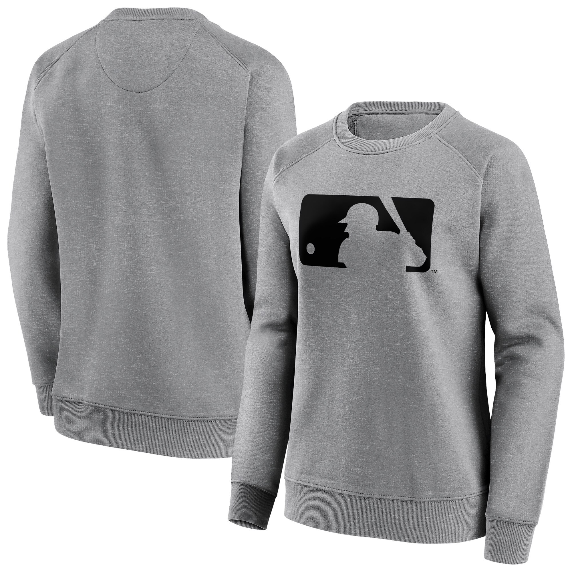 MLB Iconic Mono Logo Graphic Crew Sweatshirt – Sportgrau – Damen Image