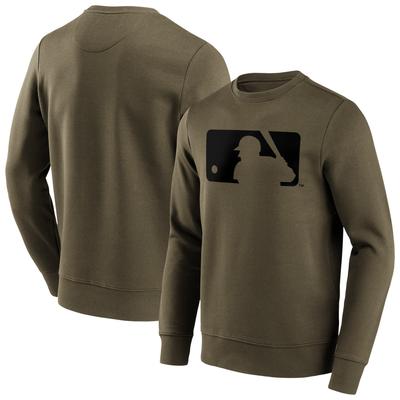 MLB Iconic Preferred Logo Graphic Crew Sweatshirt – Khaki – Herren Image