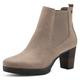 Stiefelette TAMARIS Gr. 40, grau (taupe) Damen Schuhe Schlupfstiefeletten