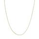 14ct Yellow and White Gold 1.2mm Two tone Sparkle Cut Lumacina Chain Necklace Lobster Lock Closure Jewelry Gifts for Women