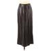 Workshop Casual Maxi Skirt Long: Black Print Bottoms - Women's Size 2