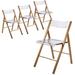 Everly Quinn Jessamine Plastic/Resin Patio Folding Chair Folding Chair Set Plastic/Resin | 30 H x 17.52 W x 17.72 D in | Wayfair