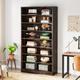 Latitude Run® Pocatello Bookcase Wood in Black | 70.86 H x 31.5 W x 11.81 D in | Wayfair 7A68F381B0FF446591FA6DD6E8A4C796