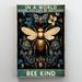 Trinx Lashunna Where You Can Be Anything Bee Kind On Canvas Graphic Art Canvas in Brown | 14 H x 11 W x 1.25 D in | Wayfair