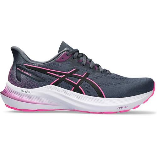 ASICS Damen Laufschuhe GT-2000 12, Größe 37 ½ in Grau