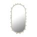 Bubbles Ivory Large Oval Wall Mirror - TOV-C18414