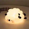 Veilleuses LED en silicone aste par USB lampe de chevet en forme de mouton KrasnoRabbit mignon