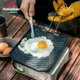 Natureifa-Poêle à frire de camping antiarina gril de camping barbecue plaque portable randonnée