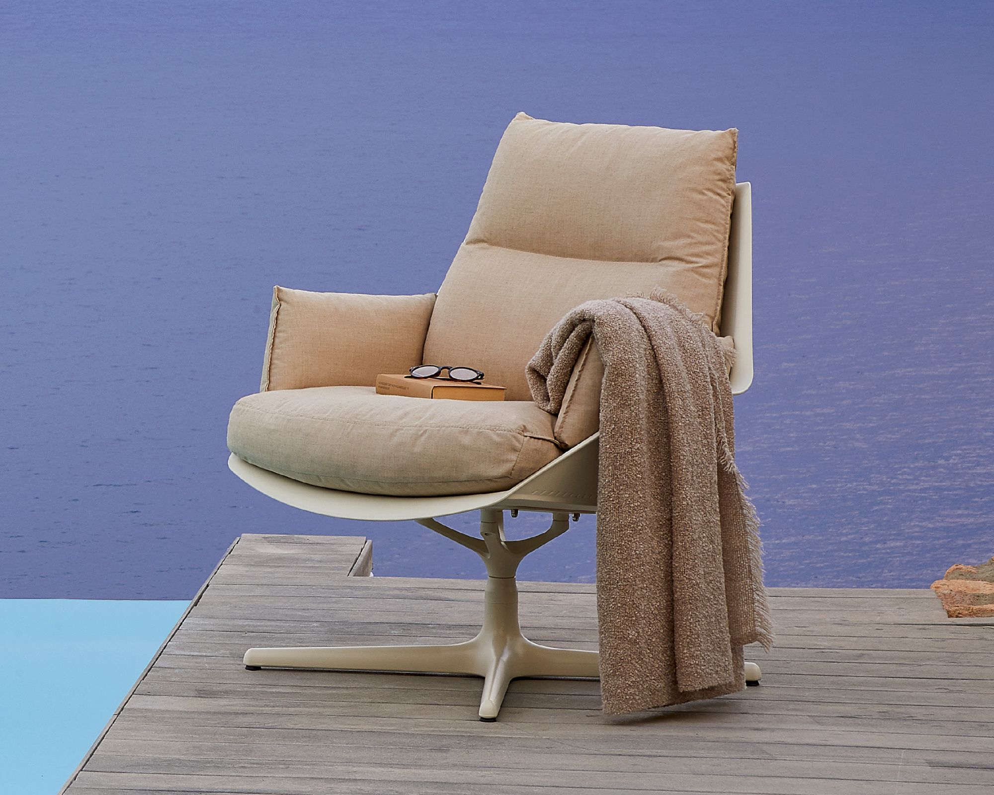 Resol »Anou Toledo« Outdoor Sessel Pumpkin/Ivory Image