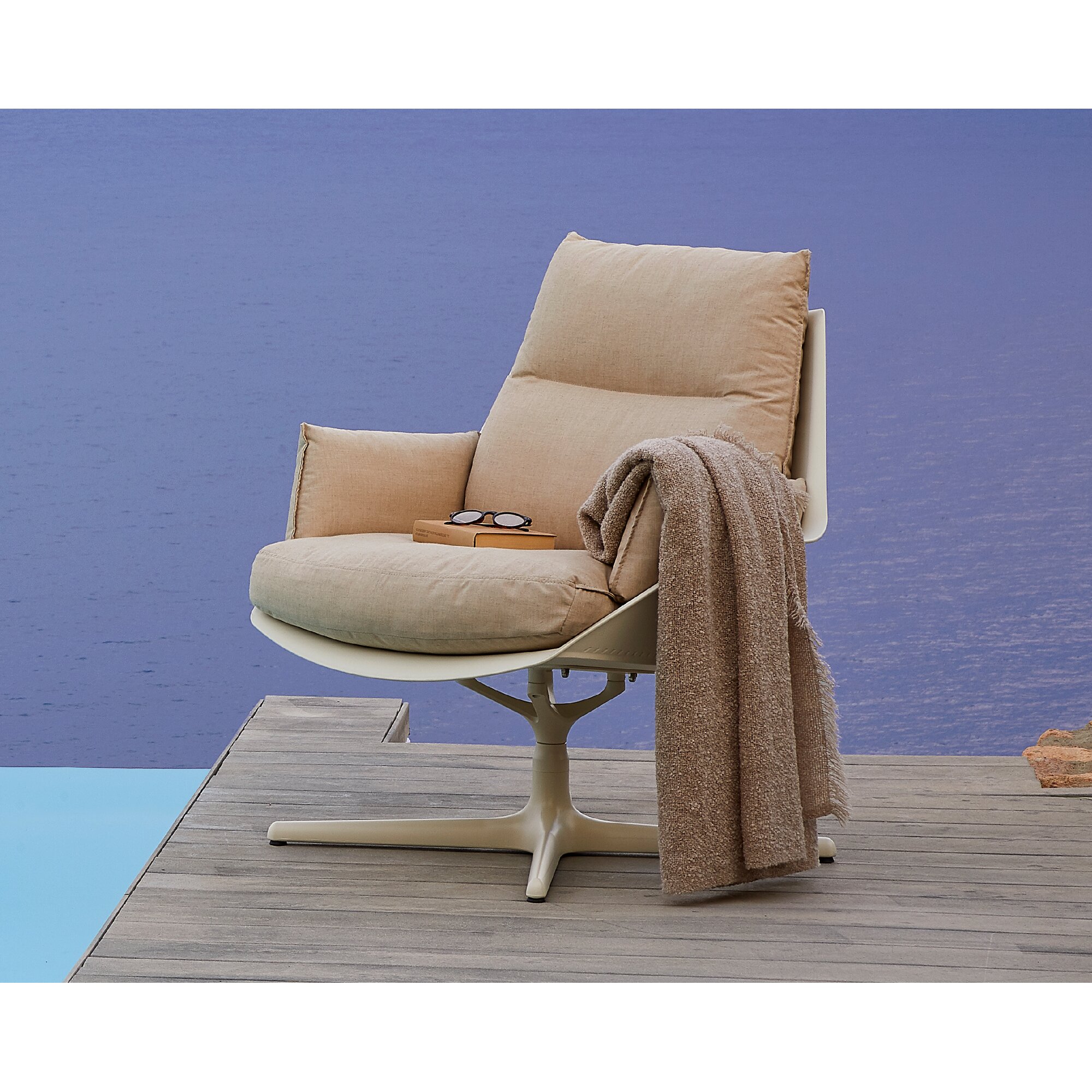 Resol »Anou Toledo« Outdoor Sessel Mint/Salvia