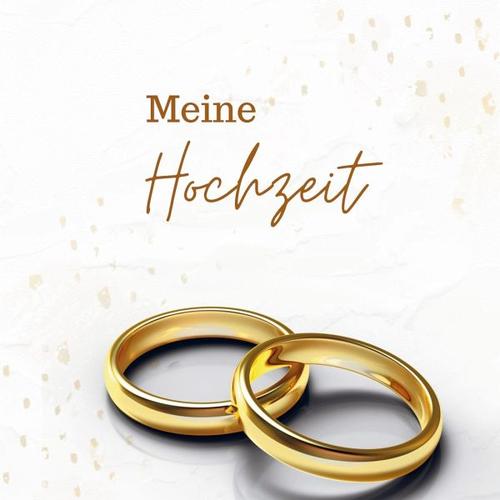 Meine Hochzeit Klassik- Hochzeitsgästebuch Premium Hardcover 78 Seiten – Julia S. Klein