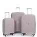 3-Piece Set Expandable PP Luggage Sets Lightweight Suitcase with TSA Lock