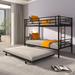 Twin over Twin Size Bunk Bed with Trundle