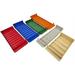 Rolled Coin Storage 6 Tray Set Color-Coded Heavy Duty Plastic Assorted Colors