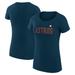 Women's G-III 4Her by Carl Banks Navy Houston Astros Dot Print Fitted T-Shirt