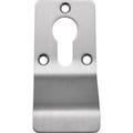 Euro Profile Cylinder Pull Satin Stainless Steel 92x45mm in Silver