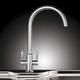 Franke Ascona Mono Mixer Kitchen Tap in Chrome Brass