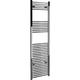 Kudox Flat Ladder Towel Radiator 1800 x 500mm 1754Btu in Chrome Steel