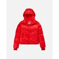 Women's UGG Women's Red Ignite Cropped Ronney Puffer Jacket - Size: 14