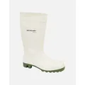 Women's Dunlop FS1800/171BV Wellington / Womens Boots / Safety Wellingtons - White - Size: 4