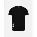 Kappa Men's Authentic Fabis Slim Fit Crew Neck T-Shirt | Black/Unico - Size: 44