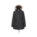 Women's Trespass Womens/Ladies Celebrity Insulated Longer Length Parka Jacket - Black - Size: 6