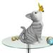 CSCHome Rabbit Garden Decorations Solar Powered Outdoor Animal Statue Lawn Patio Decoration Outside Stake Waterproof Patio Cute Rabbit Lights Gifts