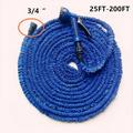 Magic Watering Hose Flexible Expandable Garden Hose Reels Water Hose Pipe Car Wash Hose Quick Connector Blue Green 25FT-200FT