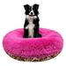 and Signature Chepard/Lollipop Luxury Plush Faux Bagel Pet/Dog Bed (Multiple Sizes)