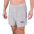 Men's Concepts Sport Gray Seattle Seahawks Melody Woven Boxer