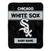 Chad & Jake Chicago White Sox 30" x 40" Personalized Baby Blanket