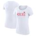 Women's G-III 4Her by Carl Banks White San Francisco 49ers Dot Print Lightweight Fitted T-Shirt