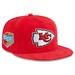 Men's New Era Red Kansas City Chiefs Throwback Cord 59FIFTY Fitted Hat