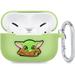 Silicone Case Compatible with AirPods Pro Silicone Cartoon Case with 3D Yoda Baby Funny Cute Cover