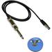 To 1/4-Inch Instrument Cable Compatible With Shure PGX-D/GLX-D/QLX-D/ULX-D Digital Wireless Systems Plus Coaster