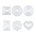 TRINGKY 6pcs for Creative Round Square Metal Cutting Dies Stencil DIY Scrapbooking Embossing Tool DIY Paper Cards Album Decorati